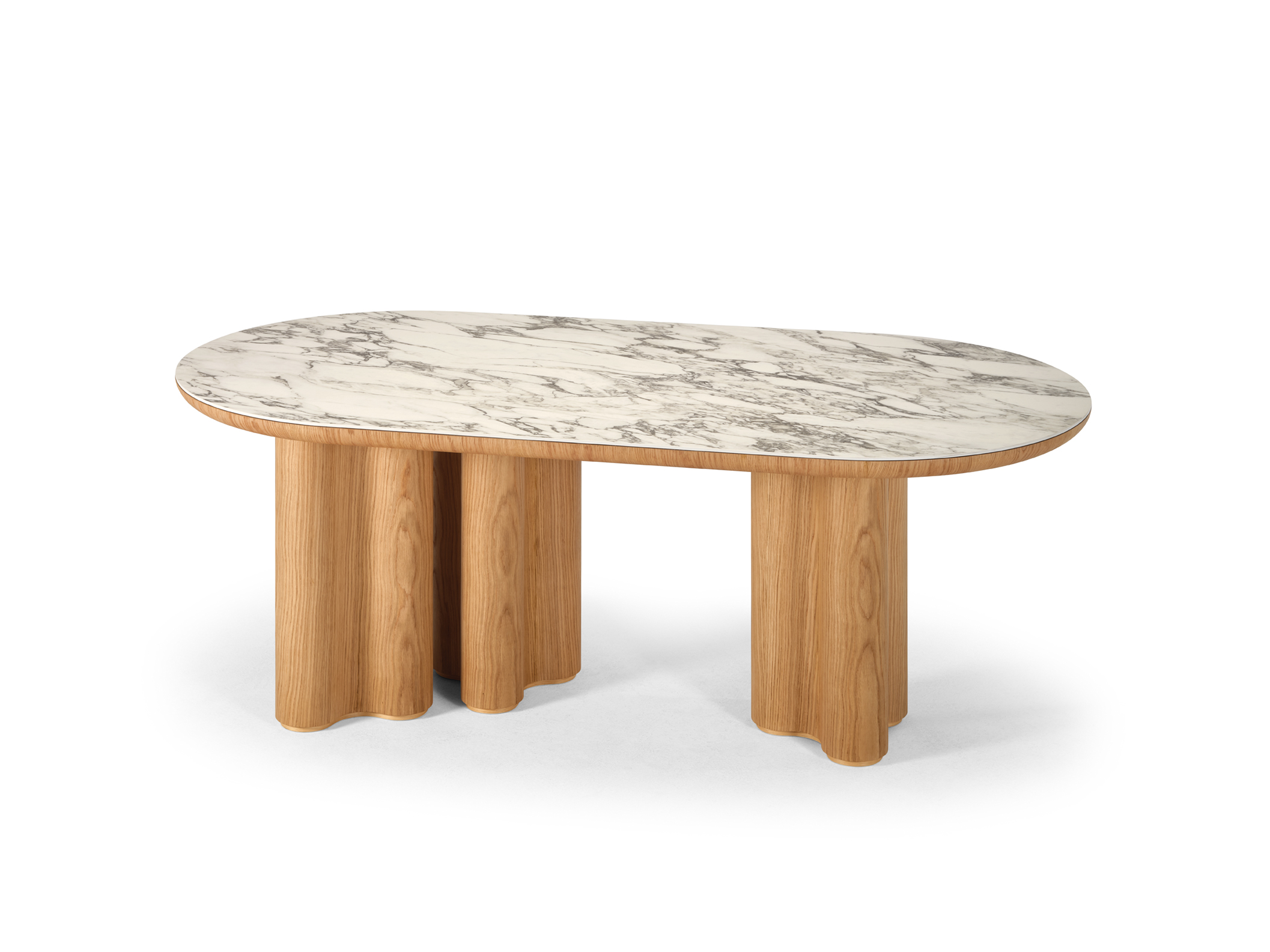 Saori Dining Table from Salma Furniture, in solid wood 