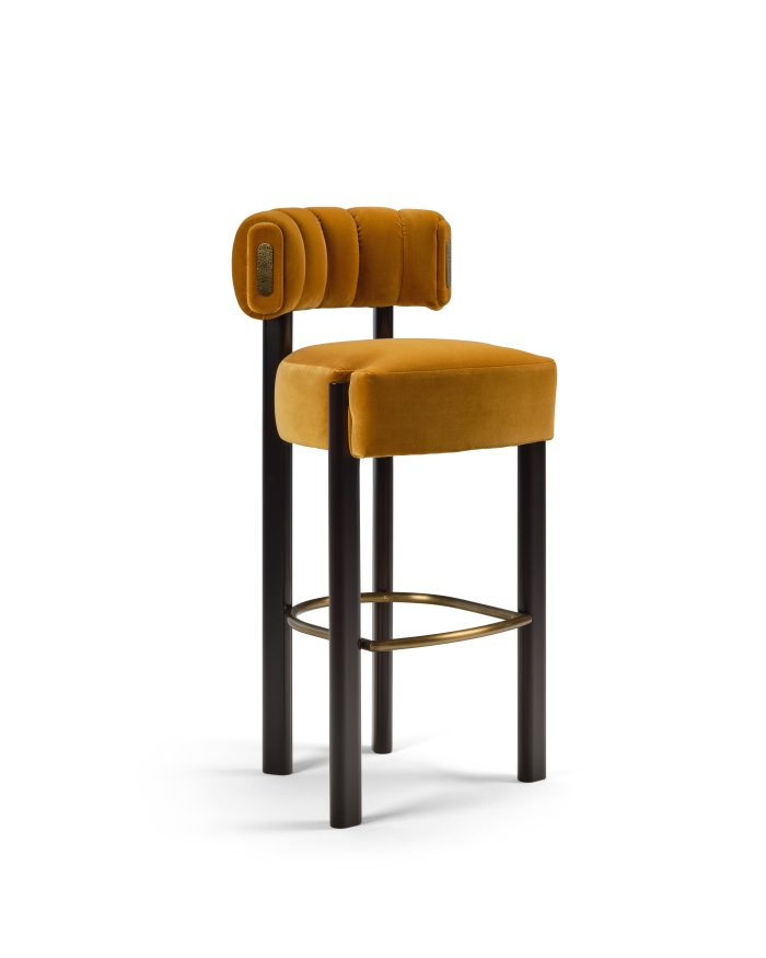 Contract Project Essentials: Yellow Chloe Bar Chair from Salma Furniture